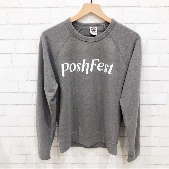 POSHFEST Crewneck Sweatshirt Size M - Picture 2 of 5